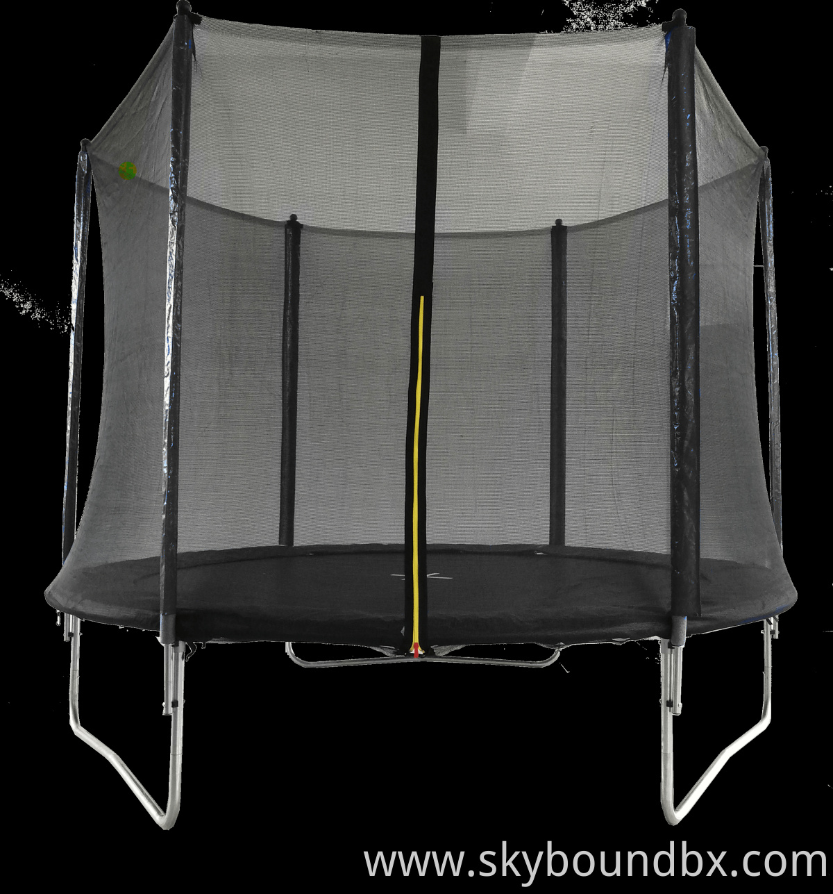Trampolines Deluxe Round Sports Arena Trampoline with Enclosure, Black
